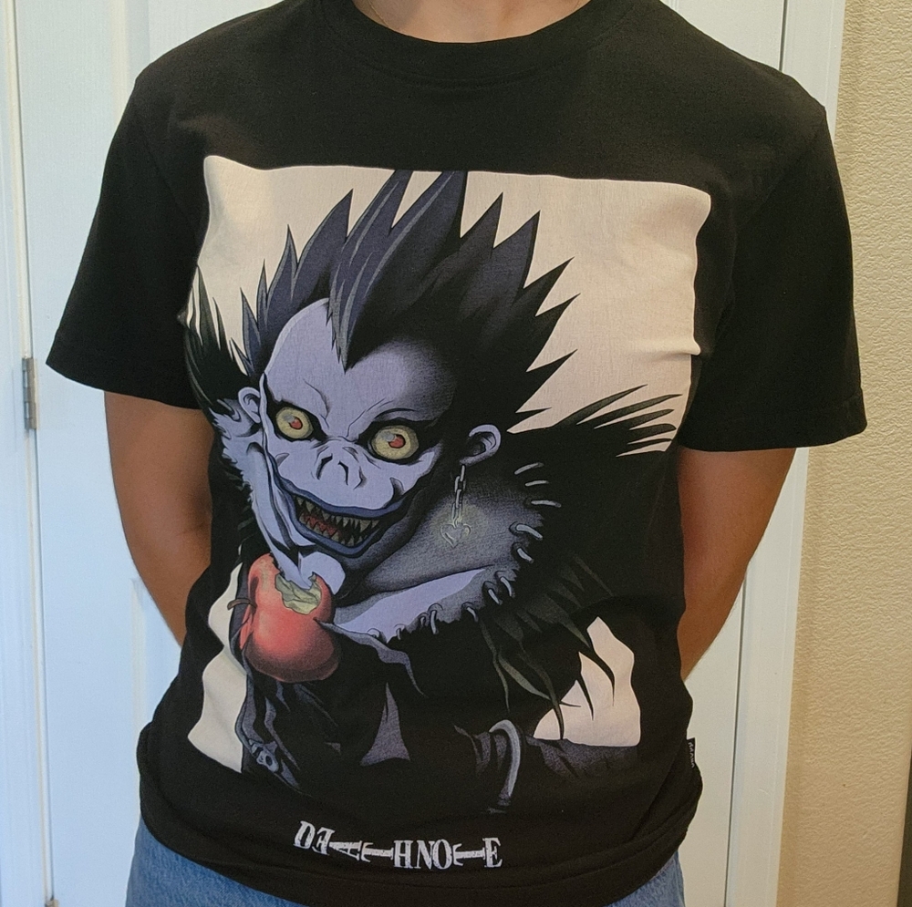 Black Graphic Death Note T Shirt